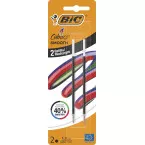Bic recharge pour stylo bille 4 Colours Smooth, medium, blister de 2 pièces, noir