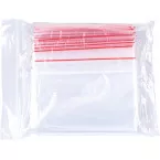 Office Ziplock Bags, Transparent, Pack of 100, 120 x 180 mm
