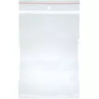 Office Ziplock Bags, Transparent, Pack of 100, 80 x 120 mm