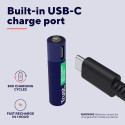 Trust USB-C Rechargeable AAA Batteries 4 Pack