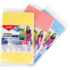 Universal microfiber chamoisette cloth, 30 x 30 cm, assorted colors