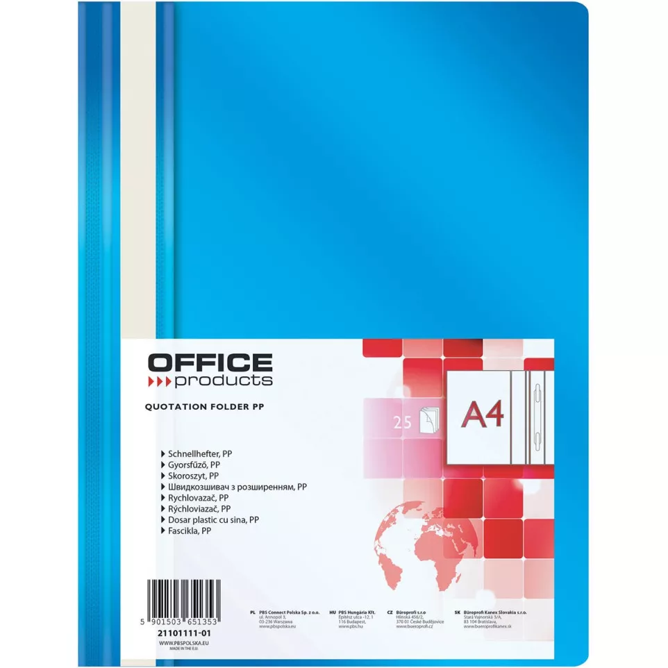 OFFICE products quotation folder blue