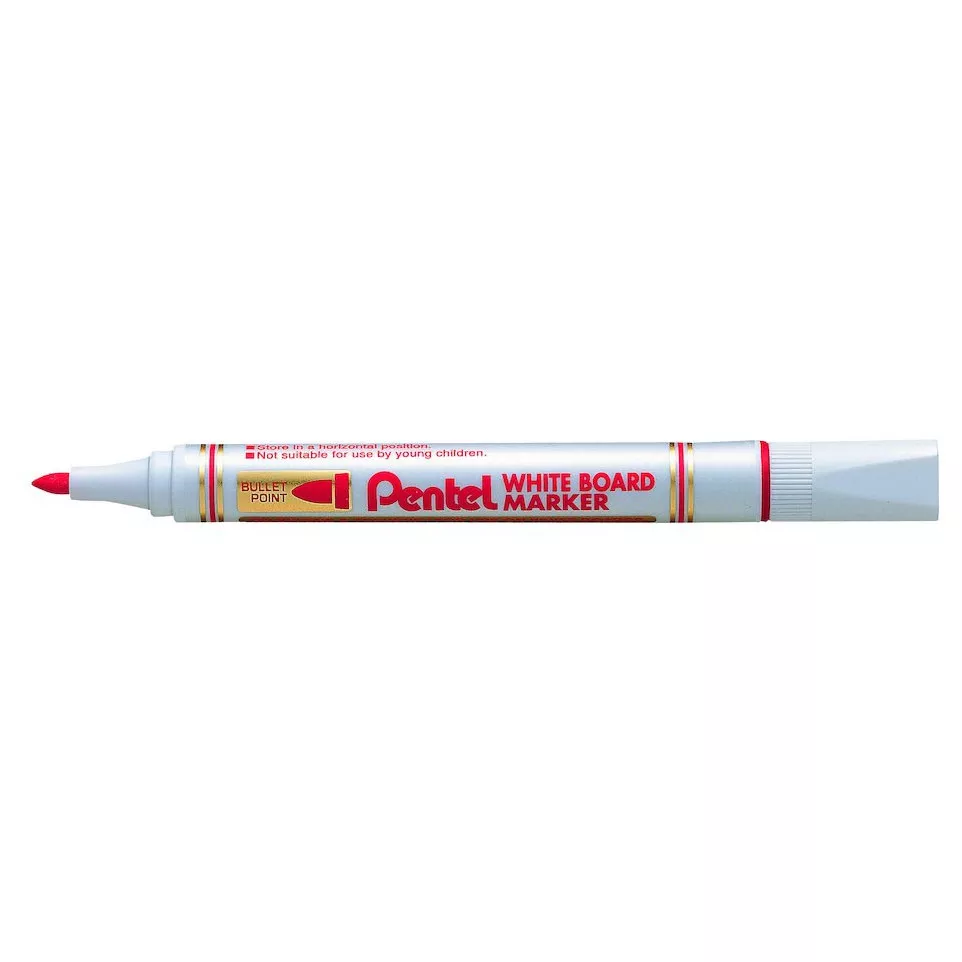 Pentel whiteboardmarker MW85, rood