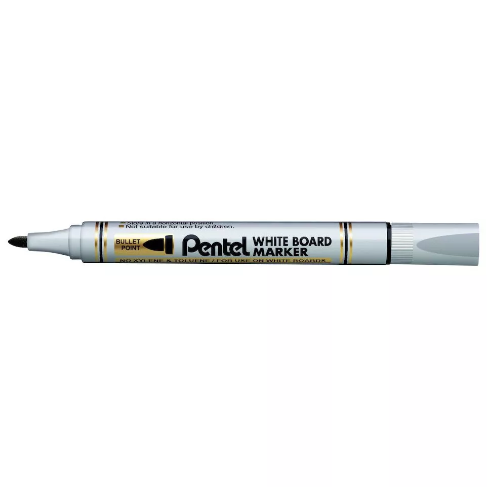Pentel whiteboardmarker MW85, zwart