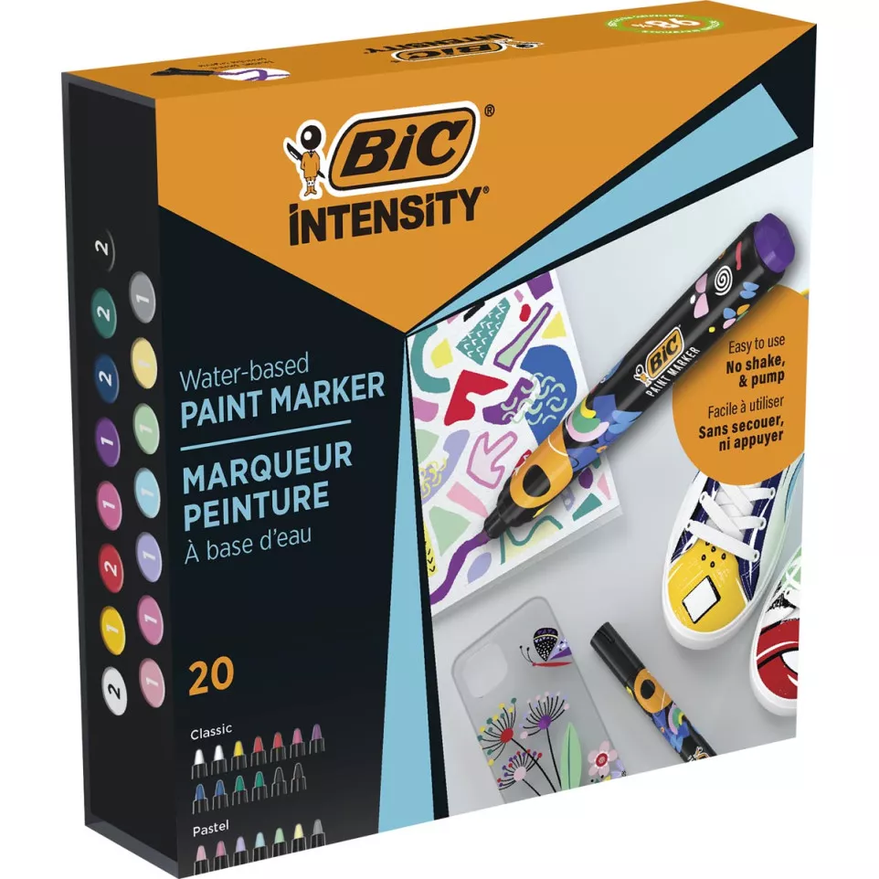BIC Intensity Paint Marker Set of 20...