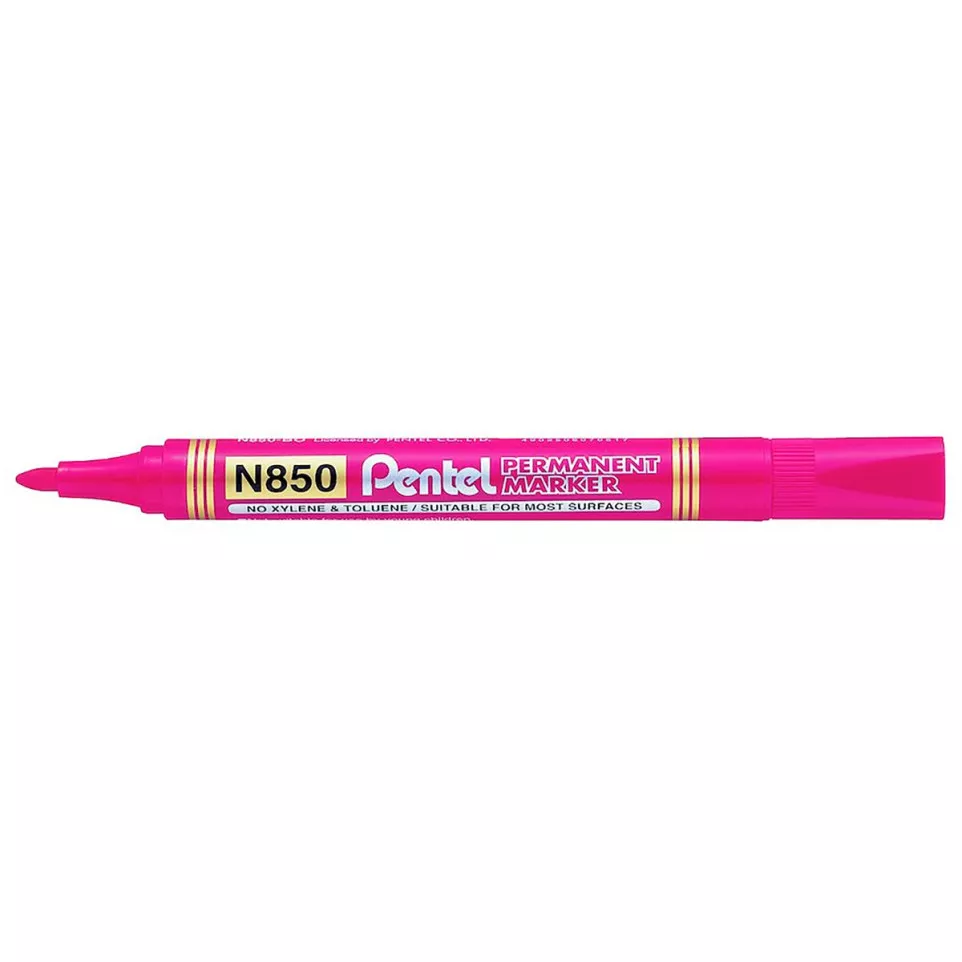 Pentel N850 Permanent Marker Red