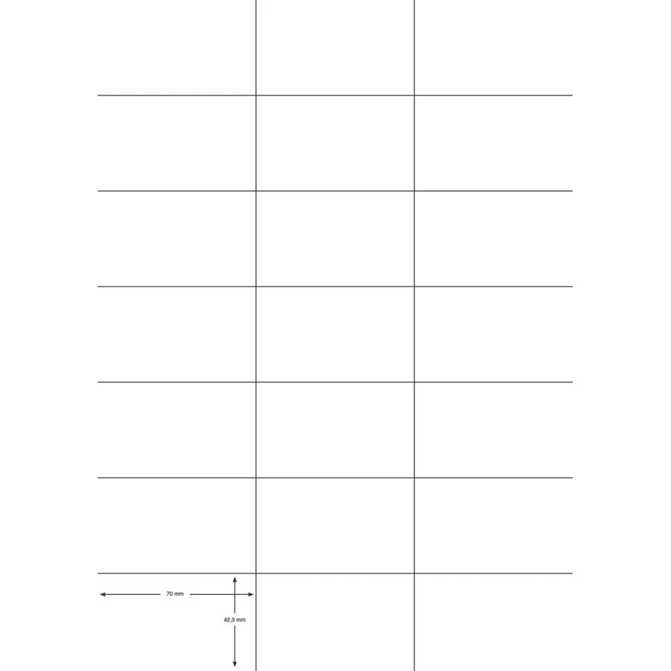 Q-CONNECT étiquettes, blanc, coins...