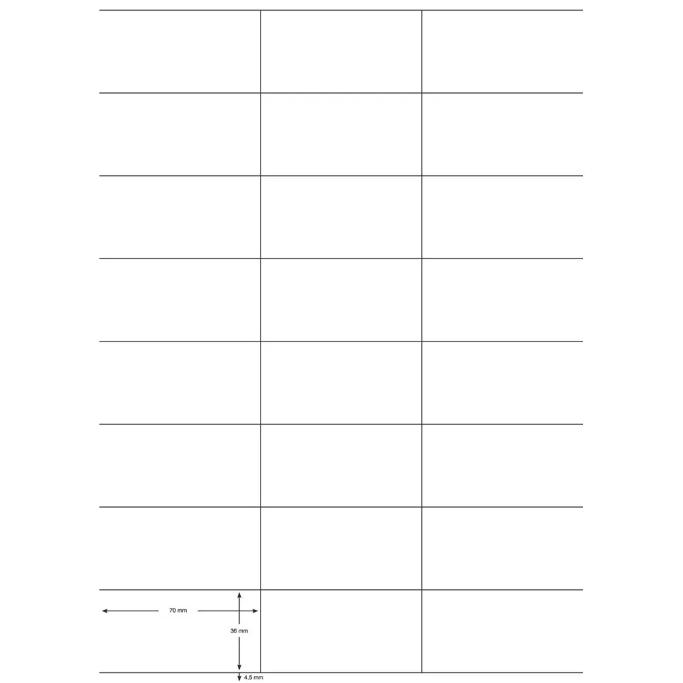 Q-CONNECT étiquettes, blanc, coins...