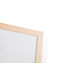 Q-CONNECT tableau blanc, avec cadre en bois, melamine, 120 x 90 cm