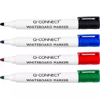 Q-Connect Whiteboard Marker Assorted Colours Pack of 4