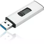 Q-Connect USB 3.0 Flash Drive 128GB Silver