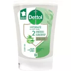 Dettol No Touch savon mains Hydrate, aloe vera et bambou, recharge de 250 ml