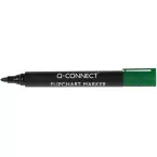 Q-CONNECT flipchartmarker, 2-3 mm, ronde punt, met clip, groen