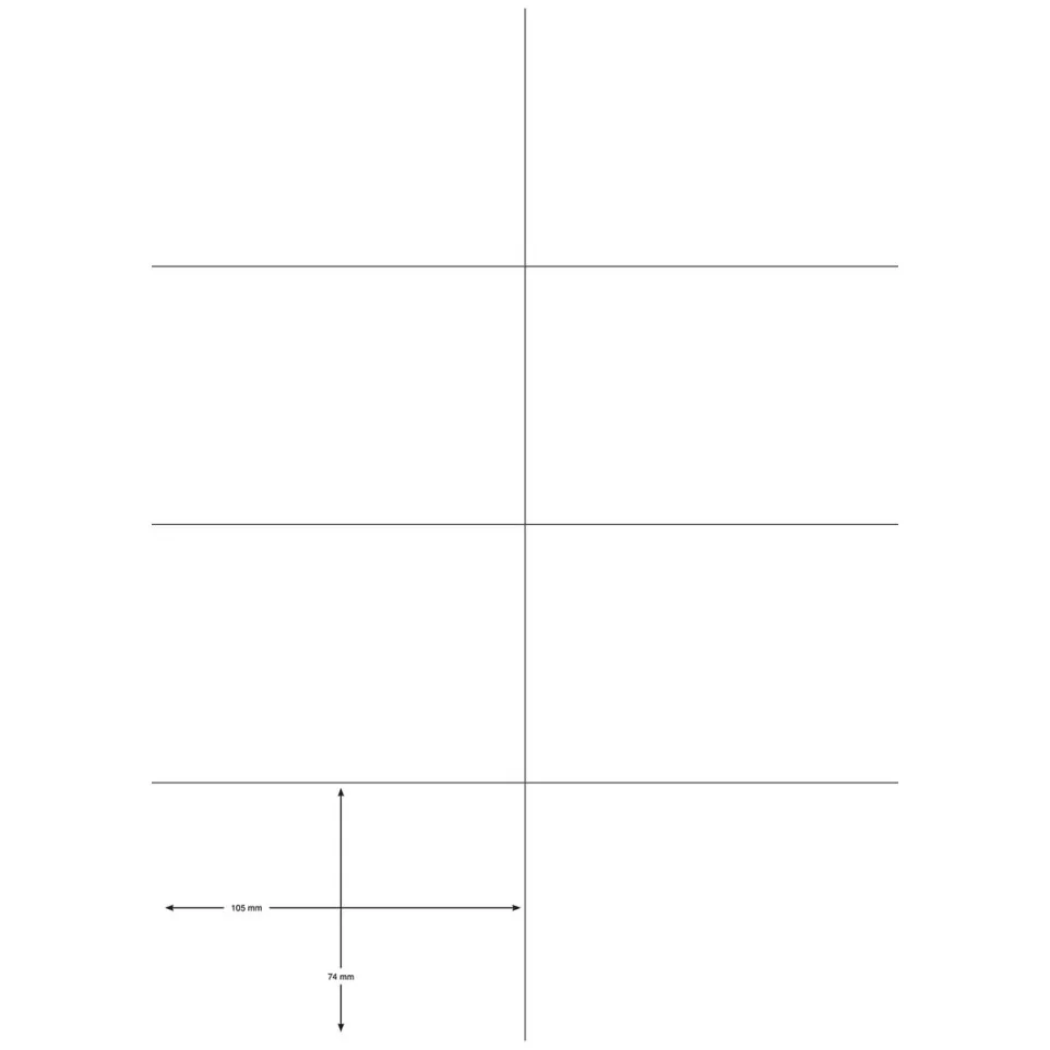 Q-CONNECT étiquettes, blanc, coins...