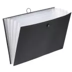 Viquel 6-Compartment A3 File Sorter Black