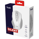 Trust Nito draadloze stille muis, wit
