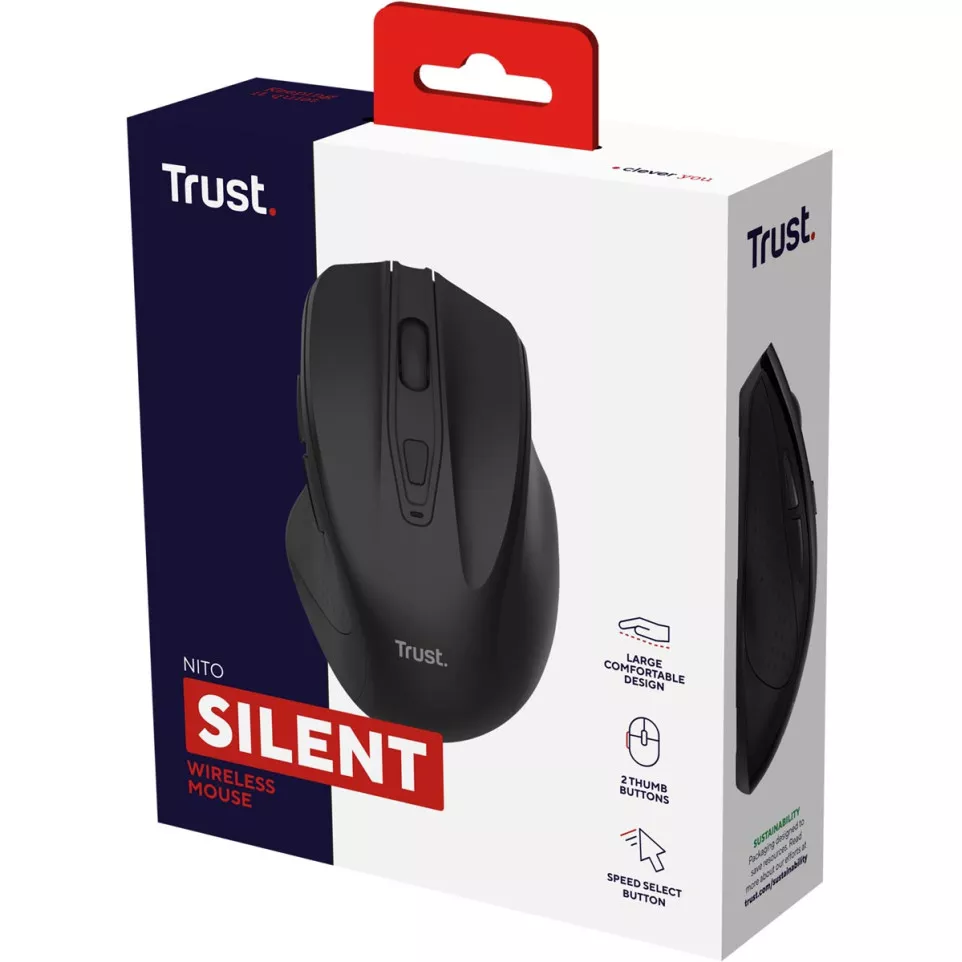 Trust Nito Silent Wireless Mouse Black