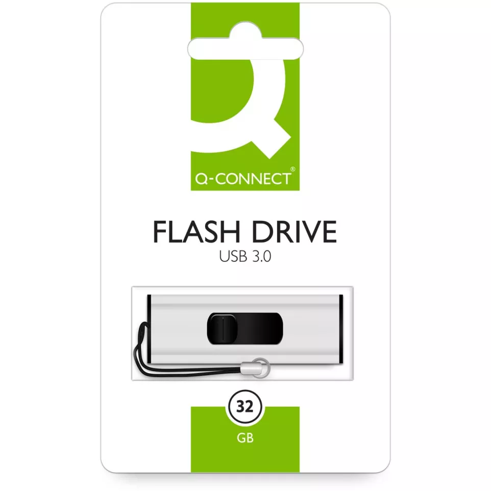 Q-CONNECT clé USB 3.0, argent, 32 Go