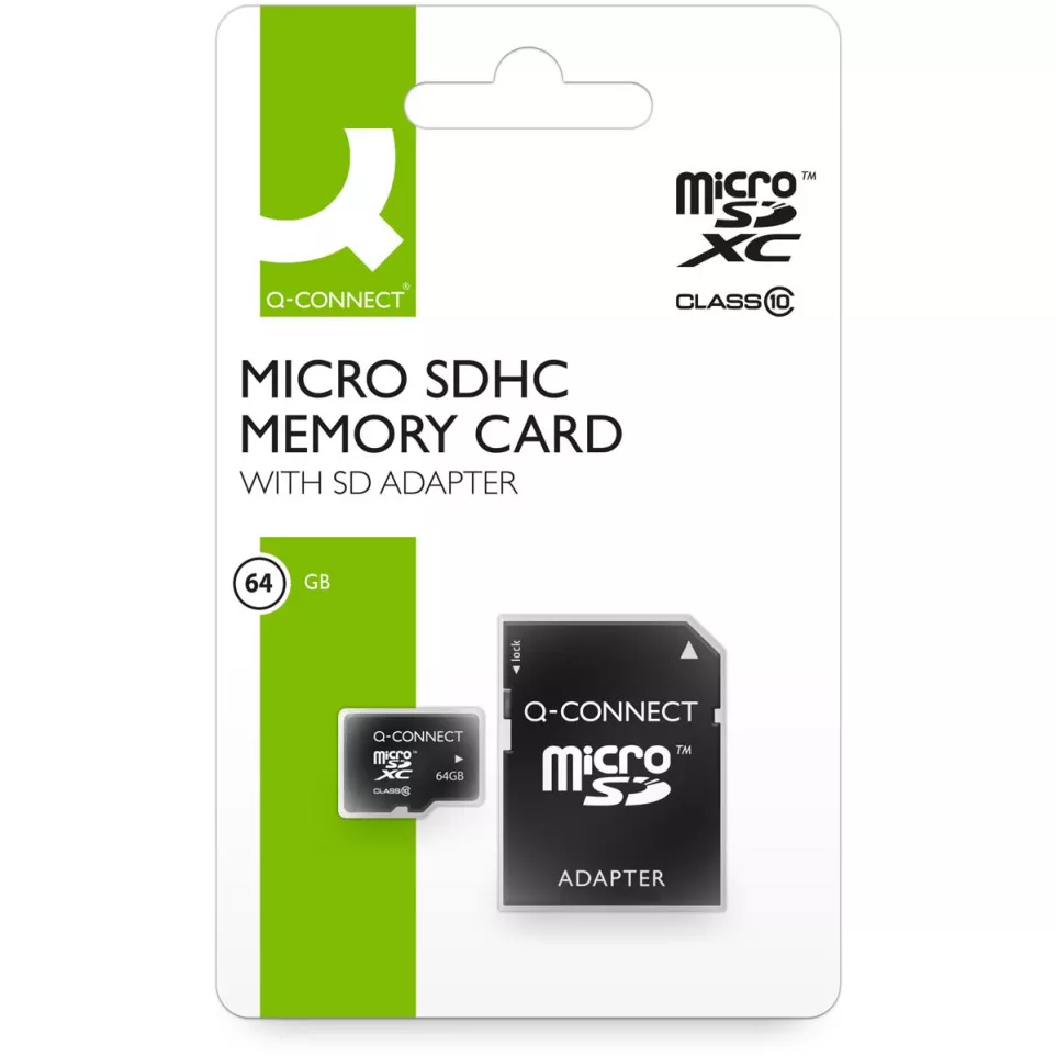 Q-CONNECT microSD geheugenkaart, met...