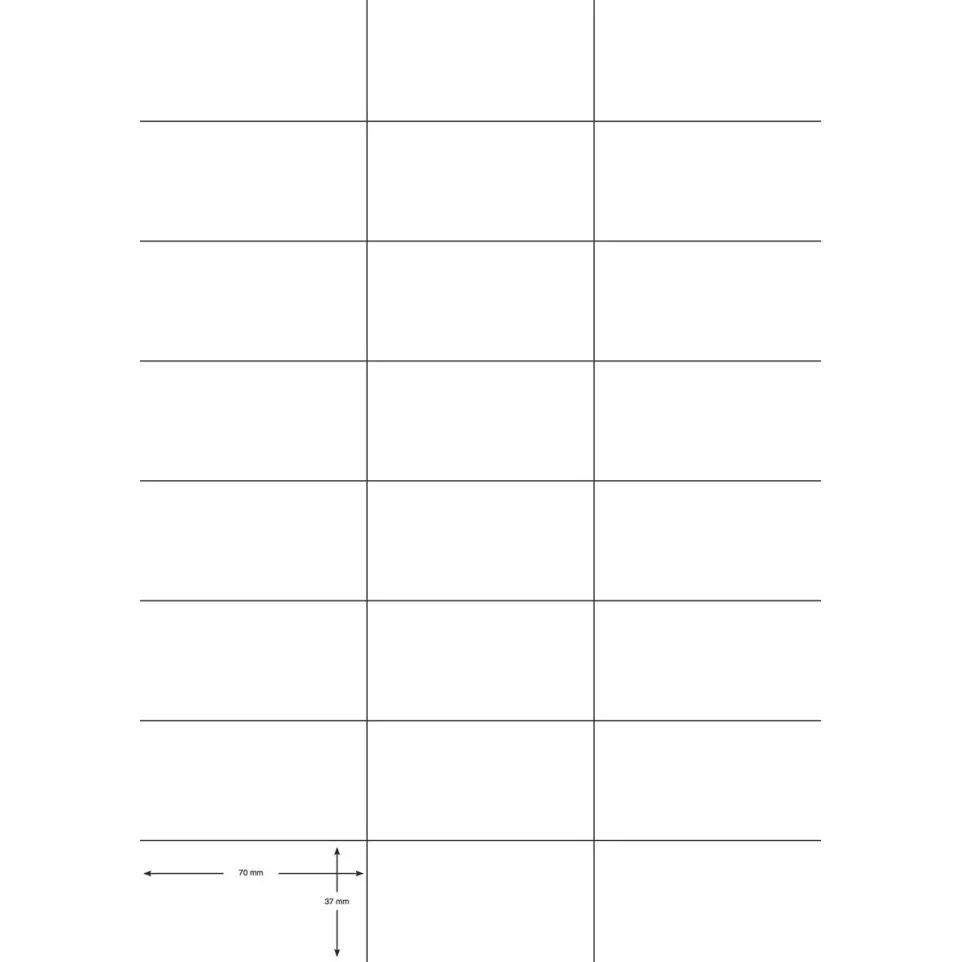 Q-CONNECT étiquettes, blanc, coins...