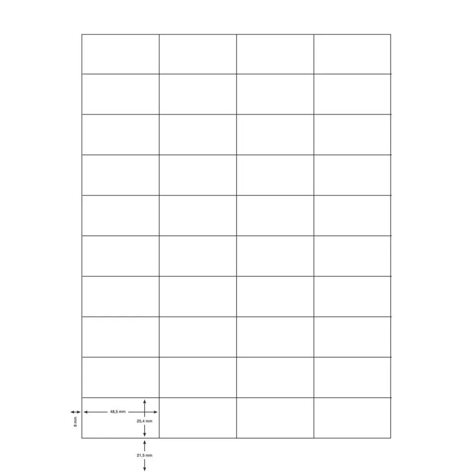 Q-CONNECT étiquettes, blanc, coins...