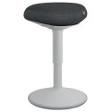 Leitz Ergo tabouret Assis actif avec assise confortable, gris clair