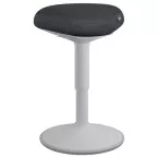 Leitz Ergo tabouret Assis actif avec assise confortable, gris clair