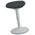 Leitz Ergo tabouret Assis actif avec assise confortable, gris clair