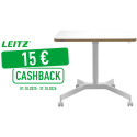 Leitz Ergo bureau assis/debout, petit, manuel, mobile