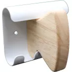 Unilux Wall-Mounted Coat Rack Aurora White 1 Hook