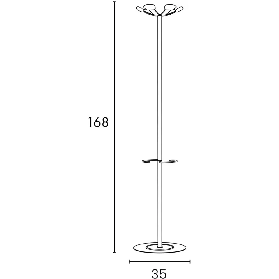 Unilux portemanteau Aurora, blanc