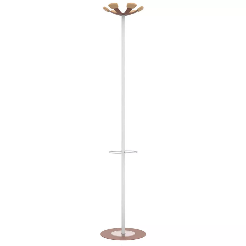 Unilux portemanteau Aurora, blanc/rouge