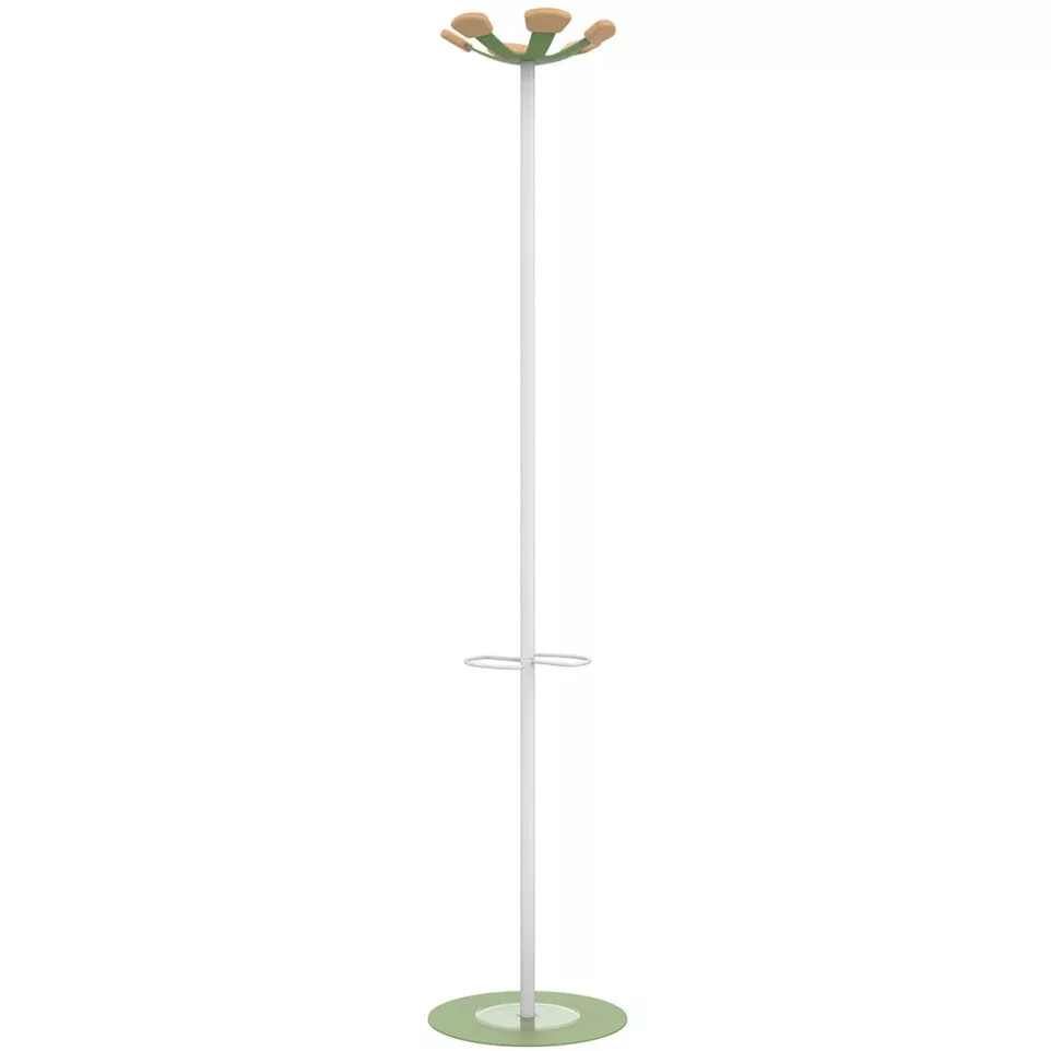 Unilux kapstok Aurora, wit/groen