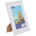 MAULart cadre-photo, cadre en plastique, ft 15 x 21 cm, blanc