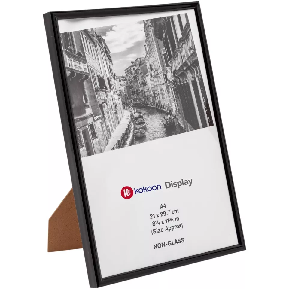 Kokoon Display fotokader, zwart, ft A4