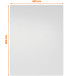 Nobo frameless modular magnetic steel whiteboard 65 x 45 cm