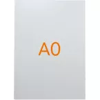 Nobo écran de rechange pour chevalet porte-affiche clipsable, A0