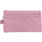 Kangaro pencil case flat pastel pink 21 x 11 cm