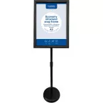 Europel Economy Standard Floor List File, 25mm A3, Black