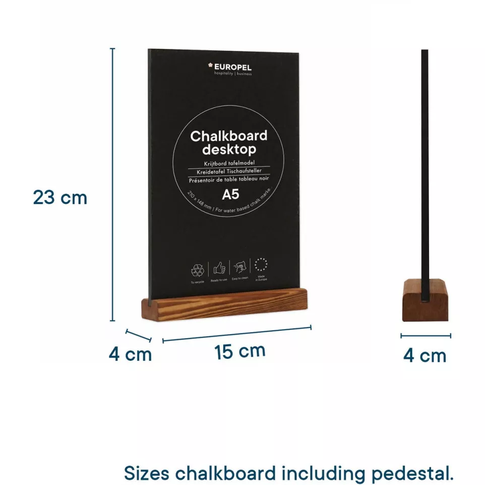 Europel Slate Board, A5 size