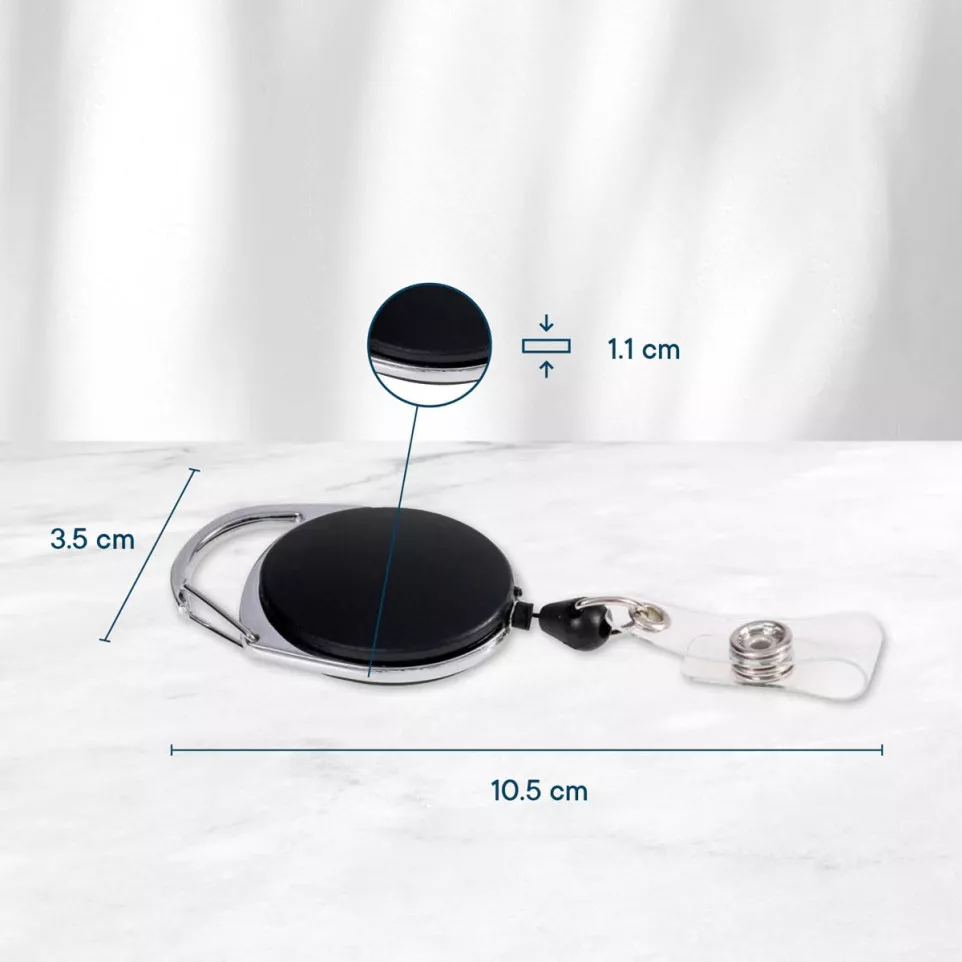 Europel retractable badge reel with...