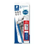 Staedtler Mars Lumograph Set with Eraser and Sharpener