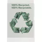 Esselte L-map, 100 % gerecycleerd, transparant, doos van 20 stuks