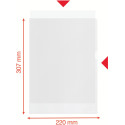 Esselte Transparent Document Wallets Box of 20