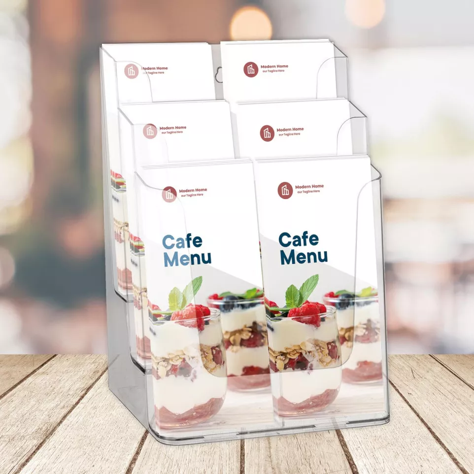 Europel folderhouder, 6 x ft 1/3 A4