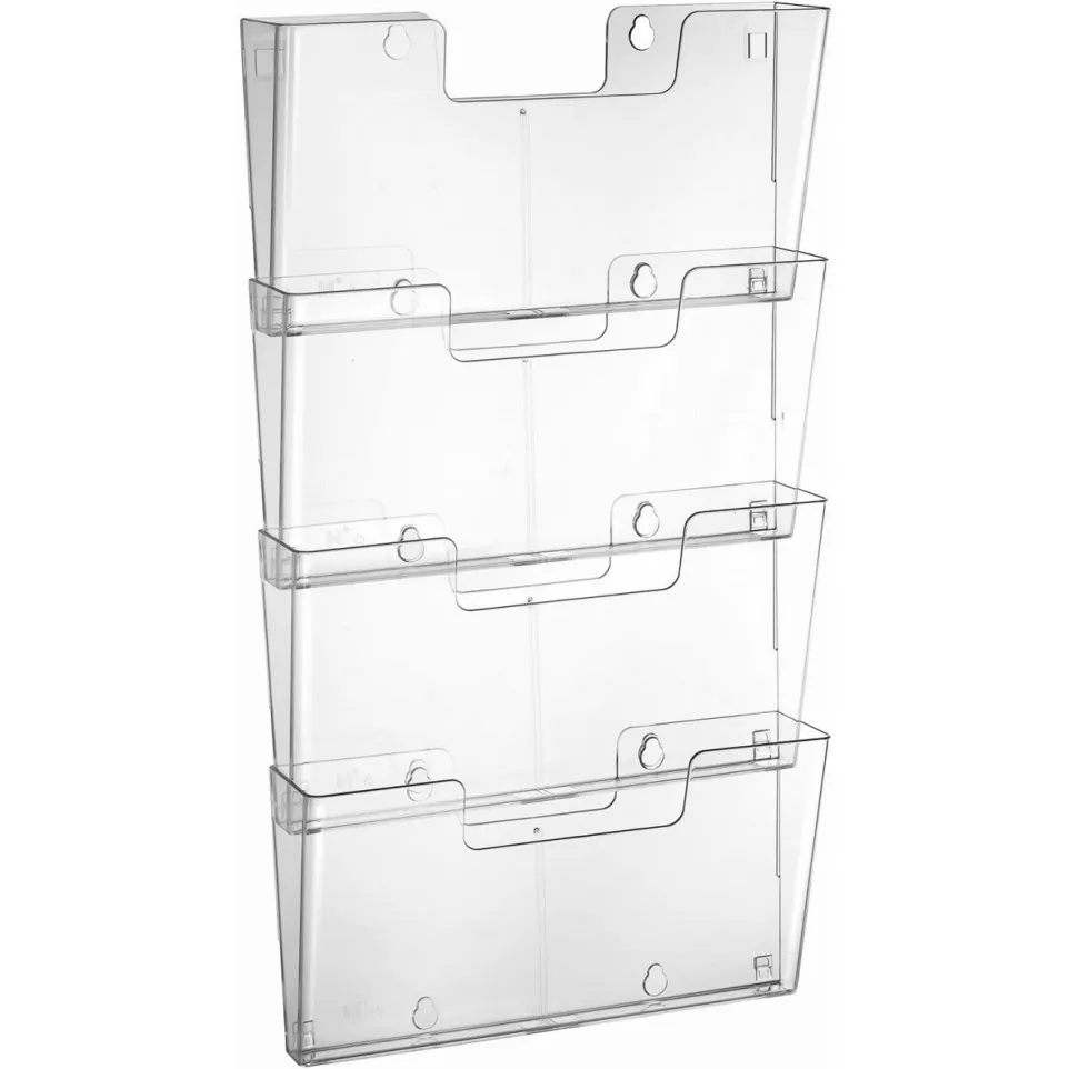 Europel wandfolderhouder, 4 x ft A4,...