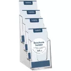 Europel document display stand, 4 x 1/3 A4