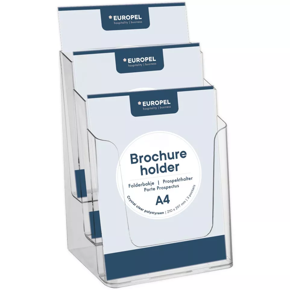 Europel présentoir de documents, 3 x...
