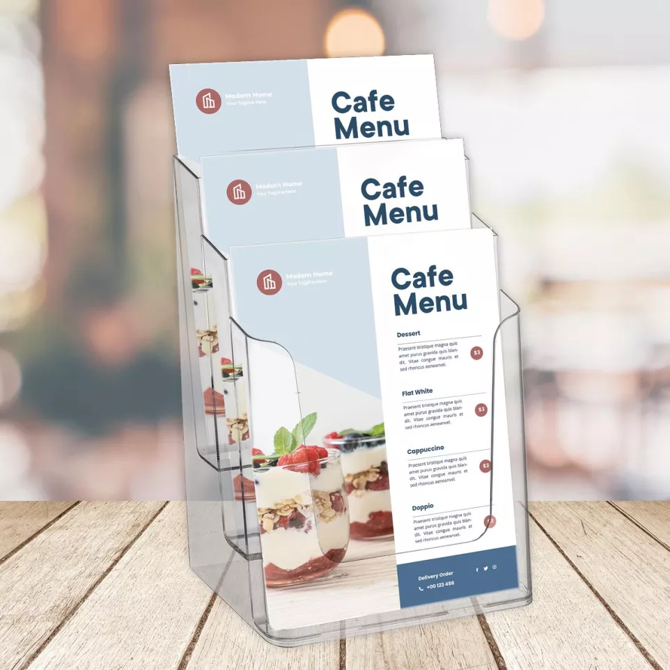 Europel folderhouder, 3 x ft A4