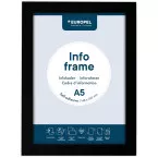 Europel cadre auto-collant ft A5, noir, paquet de 2 pièces